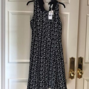 Kate Spade mackenna dress black/cream size 8